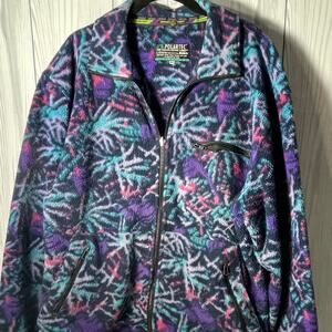 Vintage 90s Aesse Technical Equipment Polartec Fleece Jacket Size Medium